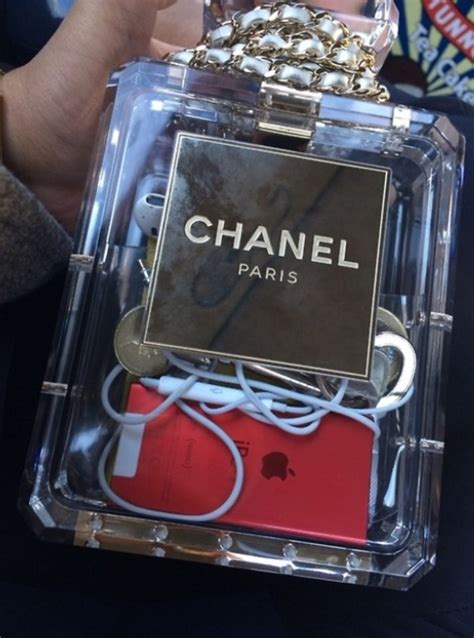 chanel clear clutch price|Chanel clutch with chain black.